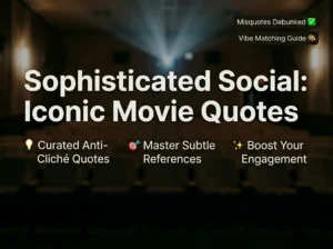 Iconic Movie Quotes: The Anti-Cliché Guide for Social Media