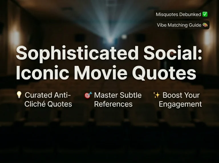 Iconic Movie Quotes: The Anti-Cliché Guide for Social Media