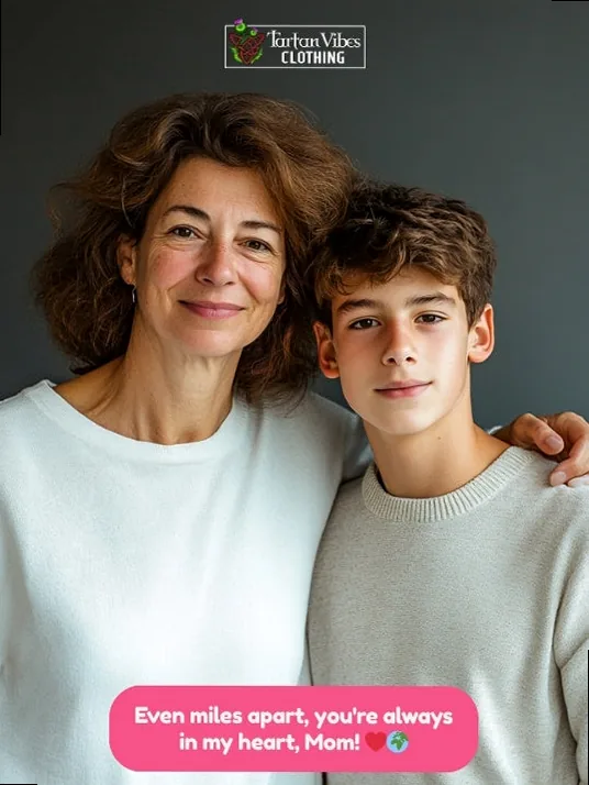 An image depicting connection across distance, or celebrating a non-traditional family, emphasizing inclusive Mother's Day celebrations for all maternal figures.