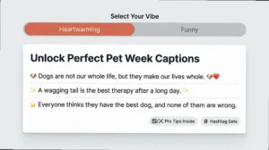 National Pet Week Captions: Copy-Paste Lines for Every Pet Vibe