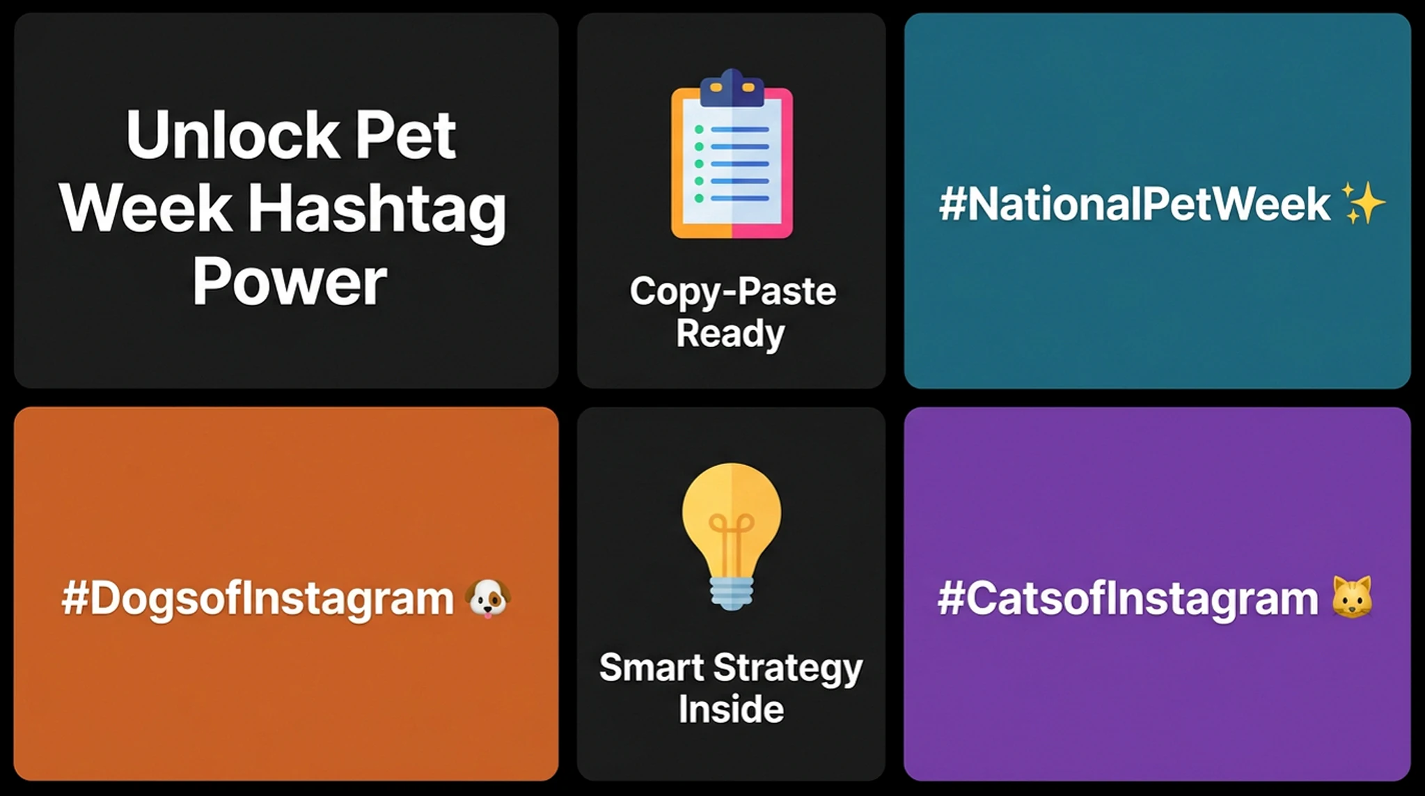 National Pet Week Hashtags: The Ultimate Copy-Paste List