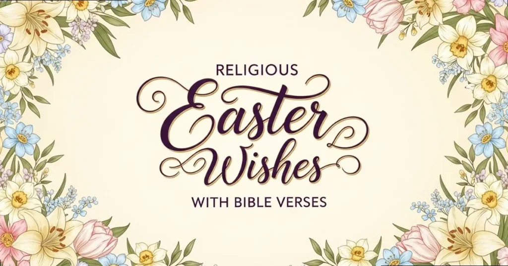 Open Bible with a cross in the background, representing scripture and faith-filled Easter messages.