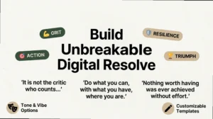 Roosevelt Grit: Quotes to Conquer Your Digital Arena