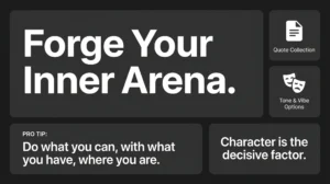 Roosevelt Quotes for Digital Grit: Build Your Inner Arena