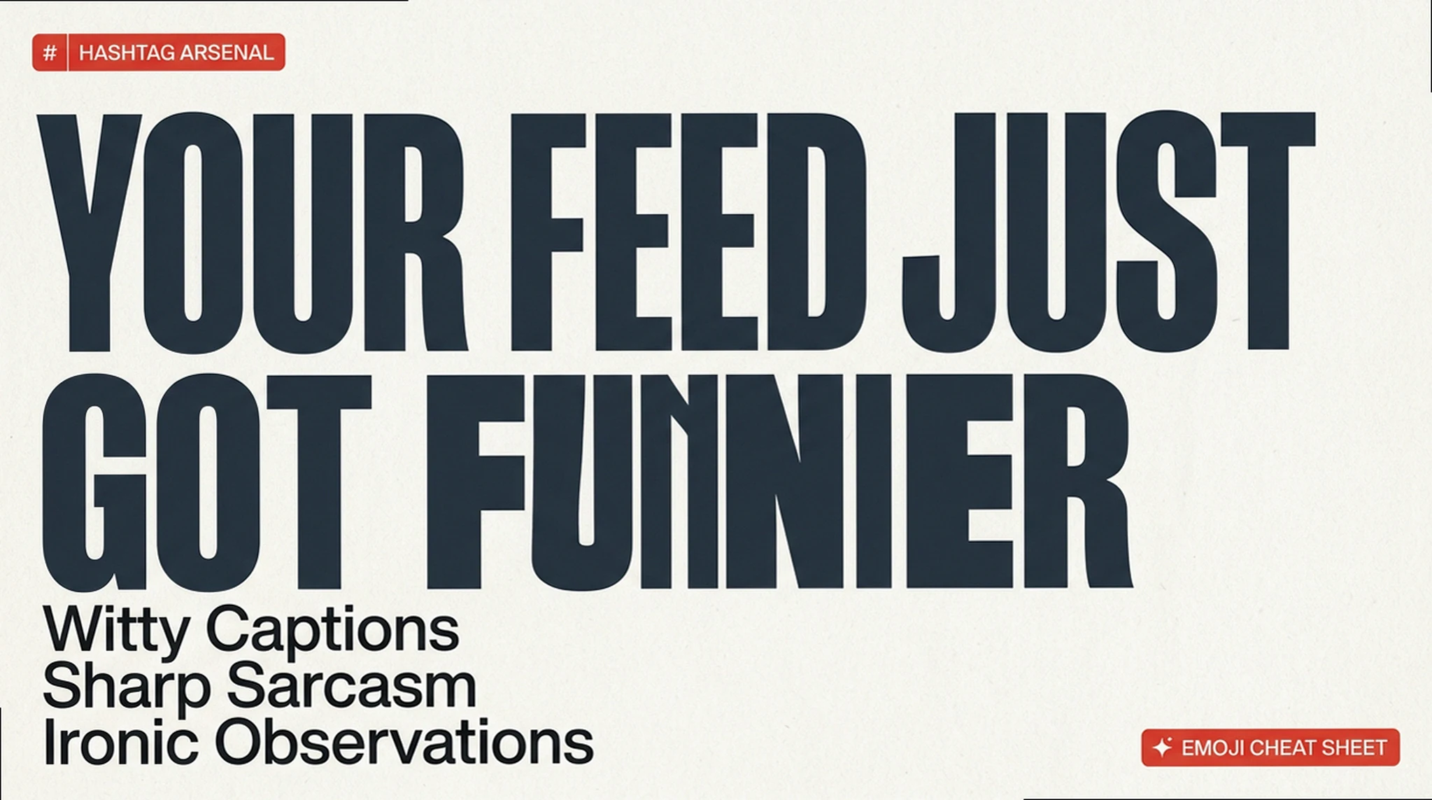 Sarcastic Captions & Tweets: The Zero-Cringe Guide to Your Feed