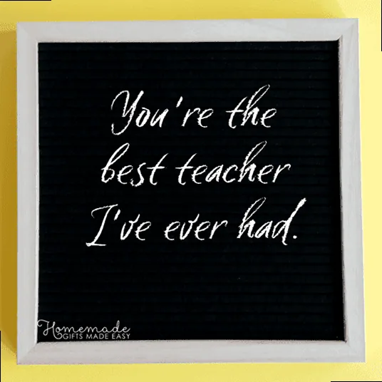 A short, sweet thank you note for a teacher, perfect for quick appreciation gestures.