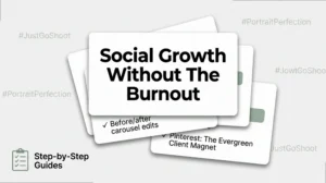 Social Media for Photographers: Strategic Growth & No Burnout