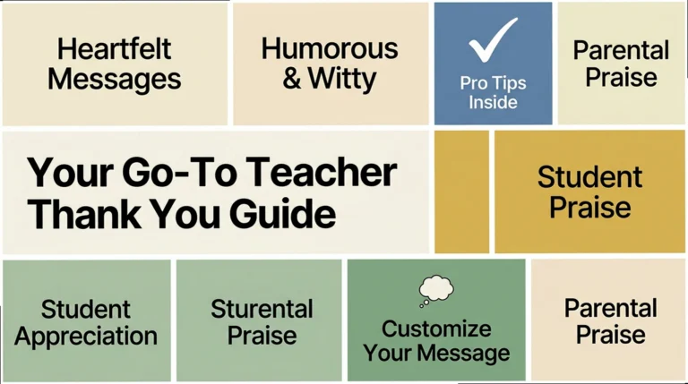 Teacher Appreciation Messages: Heartfelt & Copy-Paste Ready