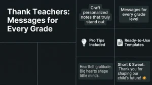 Teacher Appreciation Messages: Sincere Notes for Every Grade