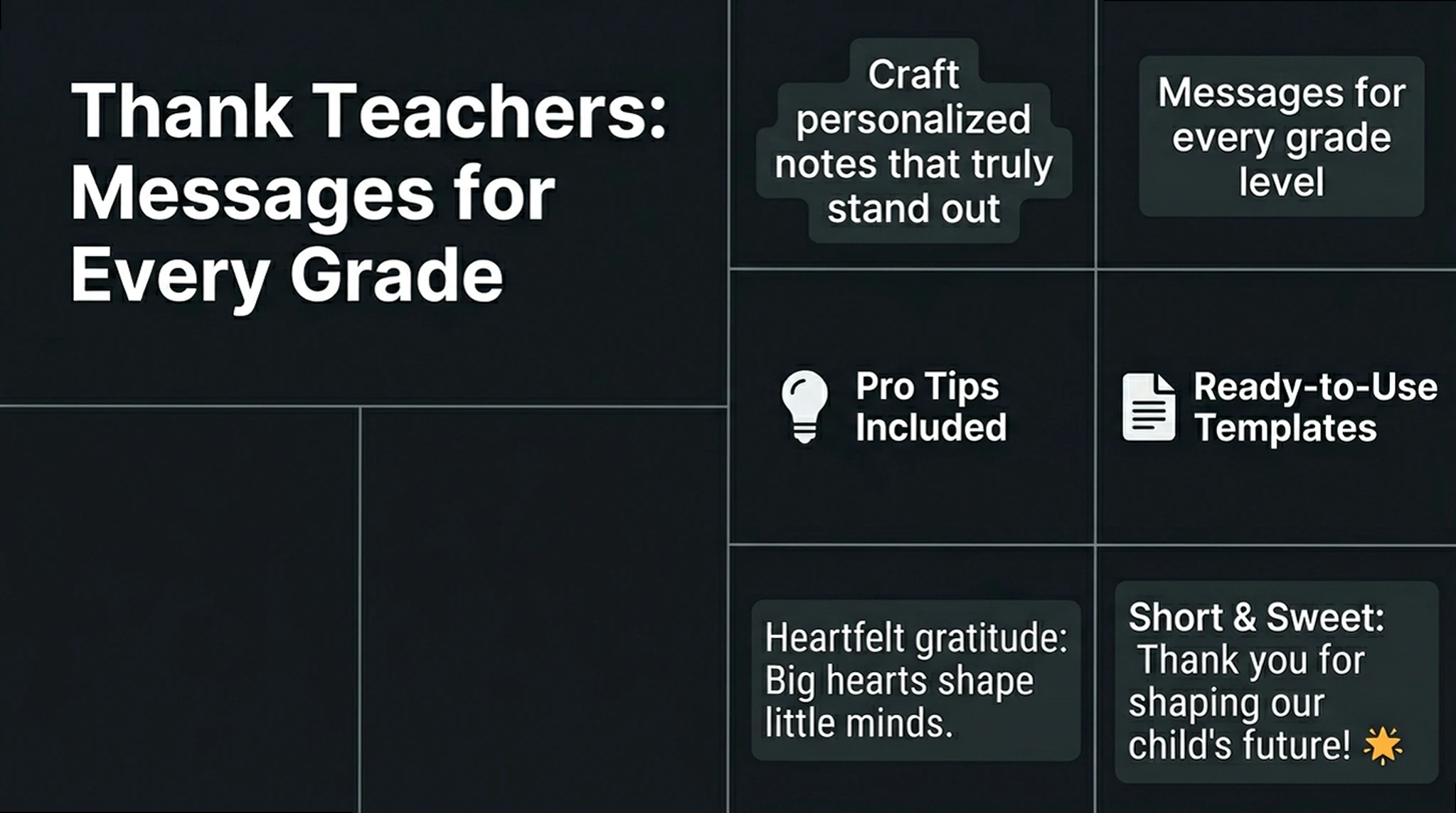 Teacher Appreciation Messages: Sincere Notes for Every Grade
