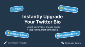 Twitter Bios: High-Impact, Non-Cringe Templates (Ready to Copy)