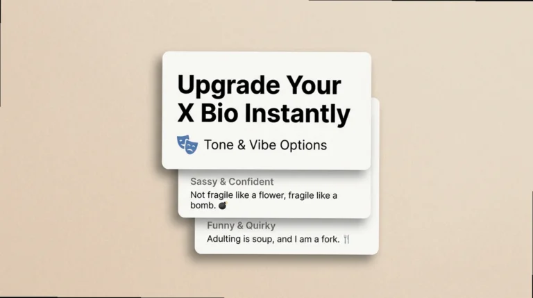 Twitter/X Bios: Copy-Paste Ideas for a Zero Cringe Profile