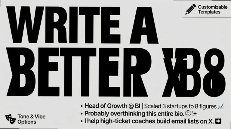 X Twitter Bios: Professional Ideas That Don't Feel Cringe