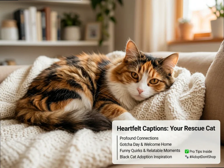 150+ Rescue Cat Captions for Your Perfect Gotcha Day Post