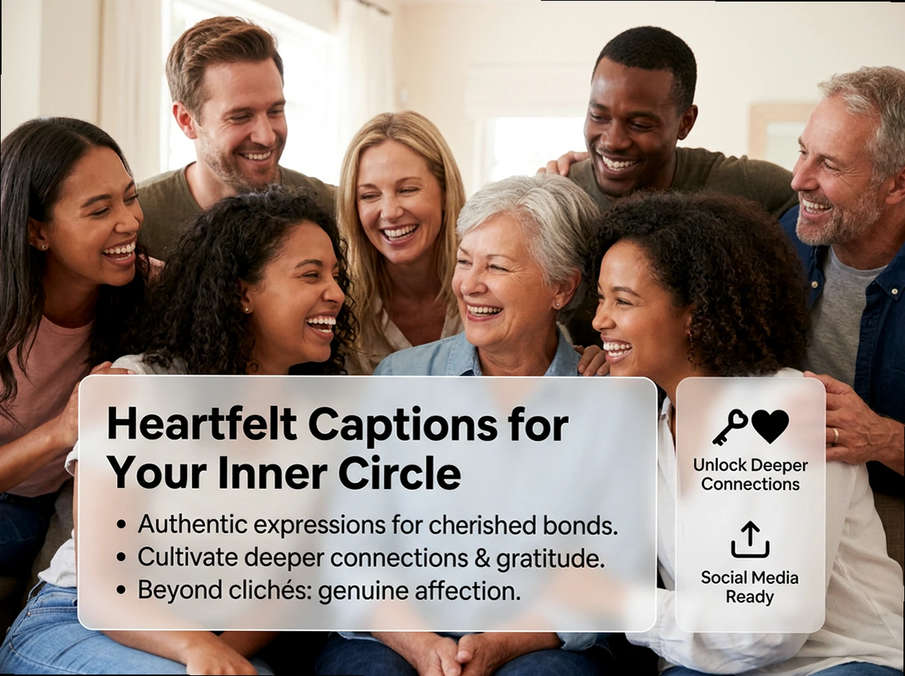 Beyond Romance: Authentic Family & Friends Captions That Vibe