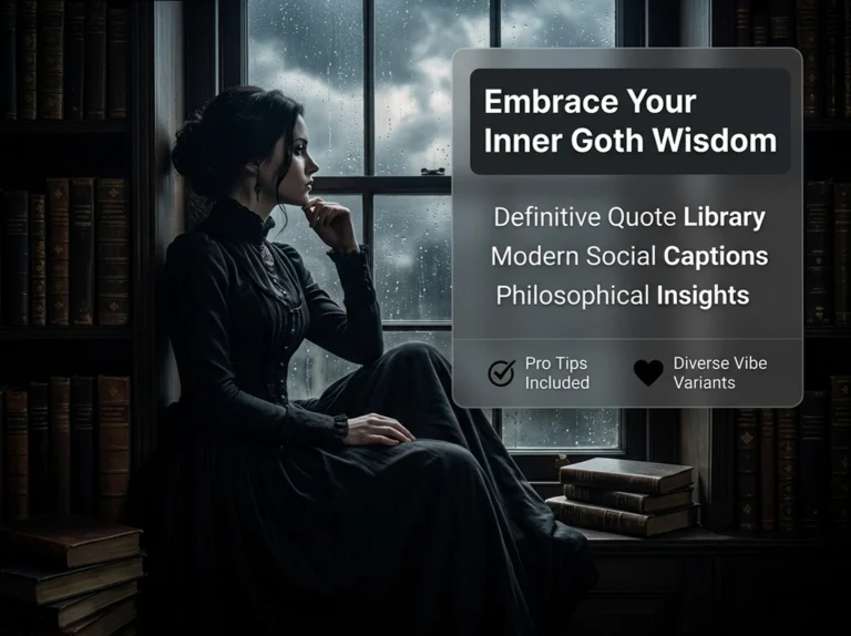 Beyond the Aesthetic: Existential Goth Quotes for the Soul