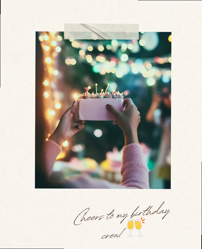 A vibrant image celebrating a friend's birthday, conveying joy, warmth, and heartfelt appreciation for their presence.