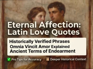 Discover Latin Love Quotes: A Historically Accurate Guide