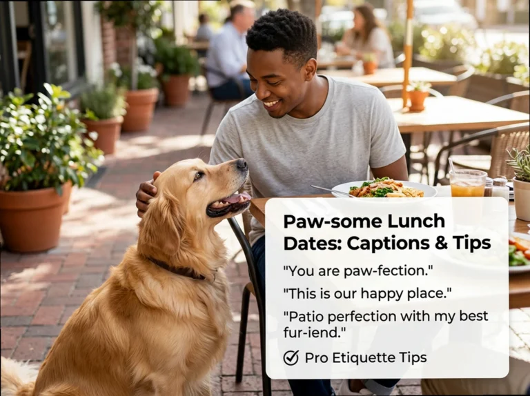 Dog Lunch Date Captions: Heartwarming Ideas for Your Pup