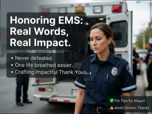 EMS Captions & Quotes: Real Words for Frontline Resilience