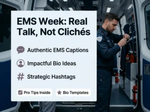 EMS Week Captions & Bio Ideas: Skip the Hero Clichés