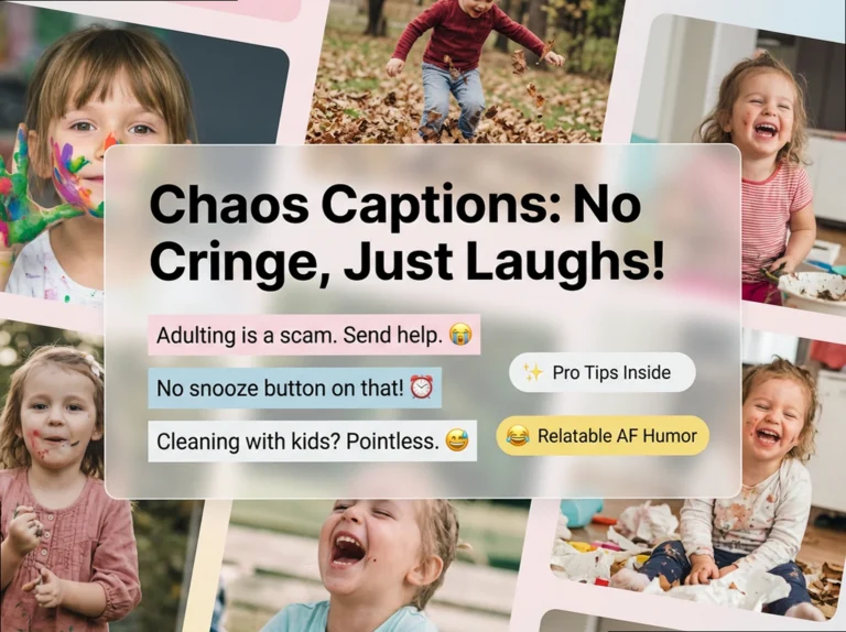 Funny Children's Day Captions: No Cringe, Just Pure Chaos