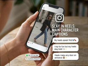 Funny High Heel Captions & Puns: Serving Unhinged Main Character Vibes