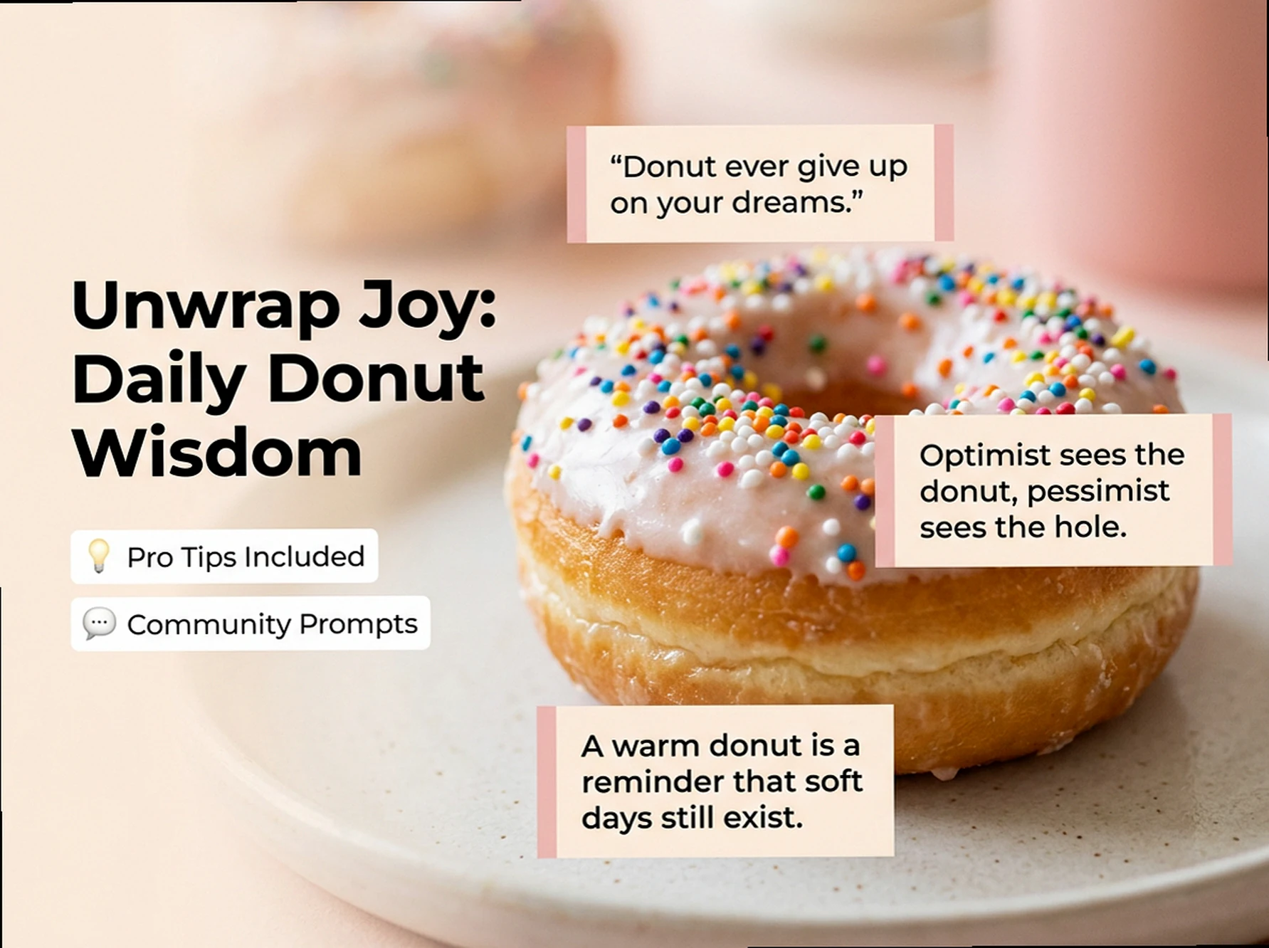 Glazed Wisdom: Motivational Donut Quotes for Daily Resilience