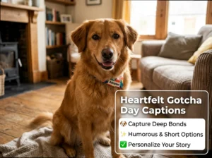Gotcha Day Captions for Dogs: Copy & Paste Your Rescue Story