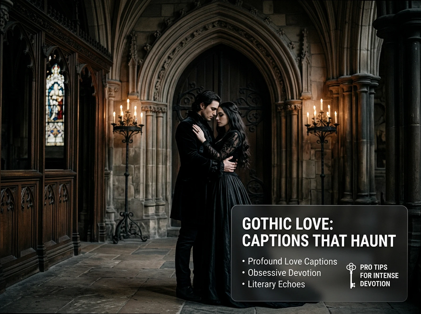 Gothic Love Captions: Deep Quotes for Your Eternal Devotion