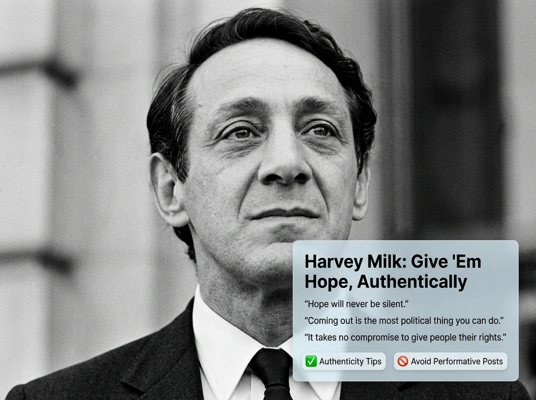 Harvey Milk Quotes: Give 'Em Hope with These Authentic Captions