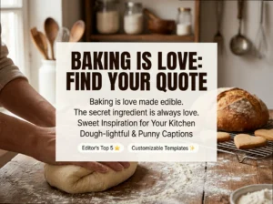 Heartfelt Baking Quotes to Share Your Love and Sweetness