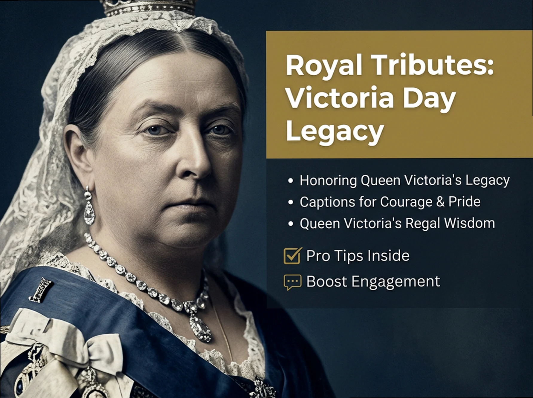 Honor the Crown: Meaningful Victoria Day Tribute Captions