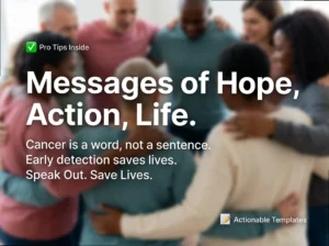 How to Help? Cancer Advocacy Messages that Actually Save Lives