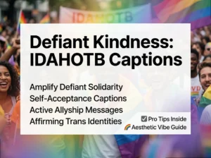 IDAHOTB Captions: Defiant Solidarity & Copy-Paste Quotes