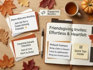 Invite Your Crew: Friendsgiving Wording for Low-Stress Hosting