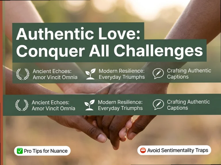 Love Conquers All: Deep Quotes & Latin Captions That Vibe