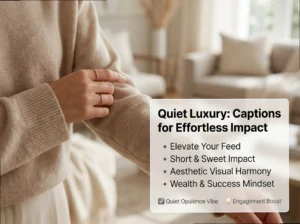 Master the Quiet Luxury Aesthetic: Captions for Effortless Elegance