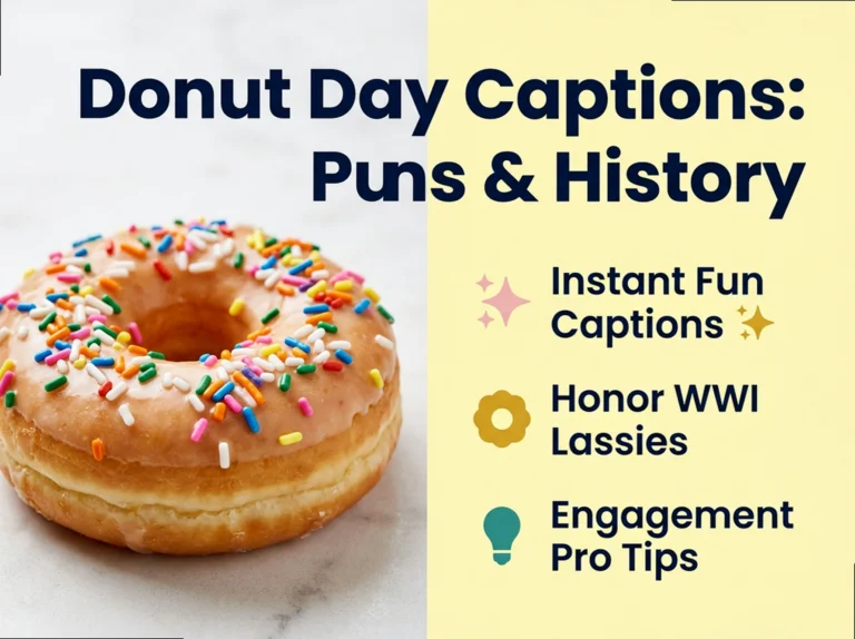 National Donut Day Captions: Glazed Puns & Sweet WWI History