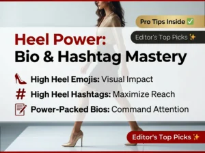 Need High Heel Emojis & Hashtags? Copy Our Power Bio Toolkit
