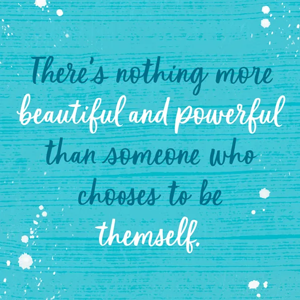 A hand lettered Pride Month quote that reads,