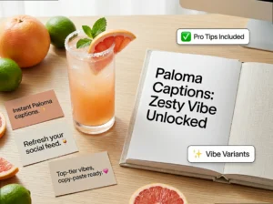 Paloma Captions: Copy & Paste These Top-Tier Zesty Vibes