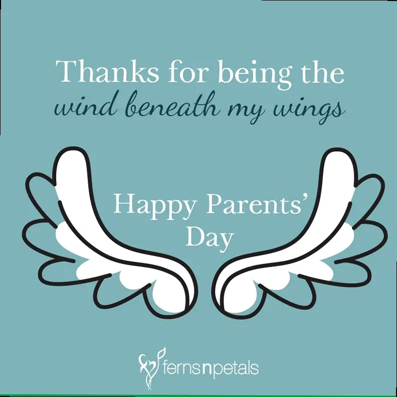 A heartwarming illustration of a family, symbolizing parents day wishes.