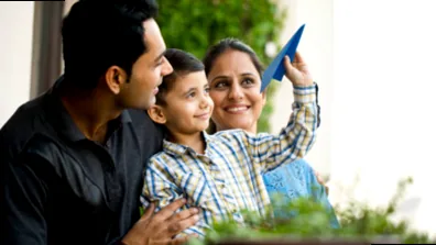 A family embracing on Parents Day, expressing joy and togetherness.