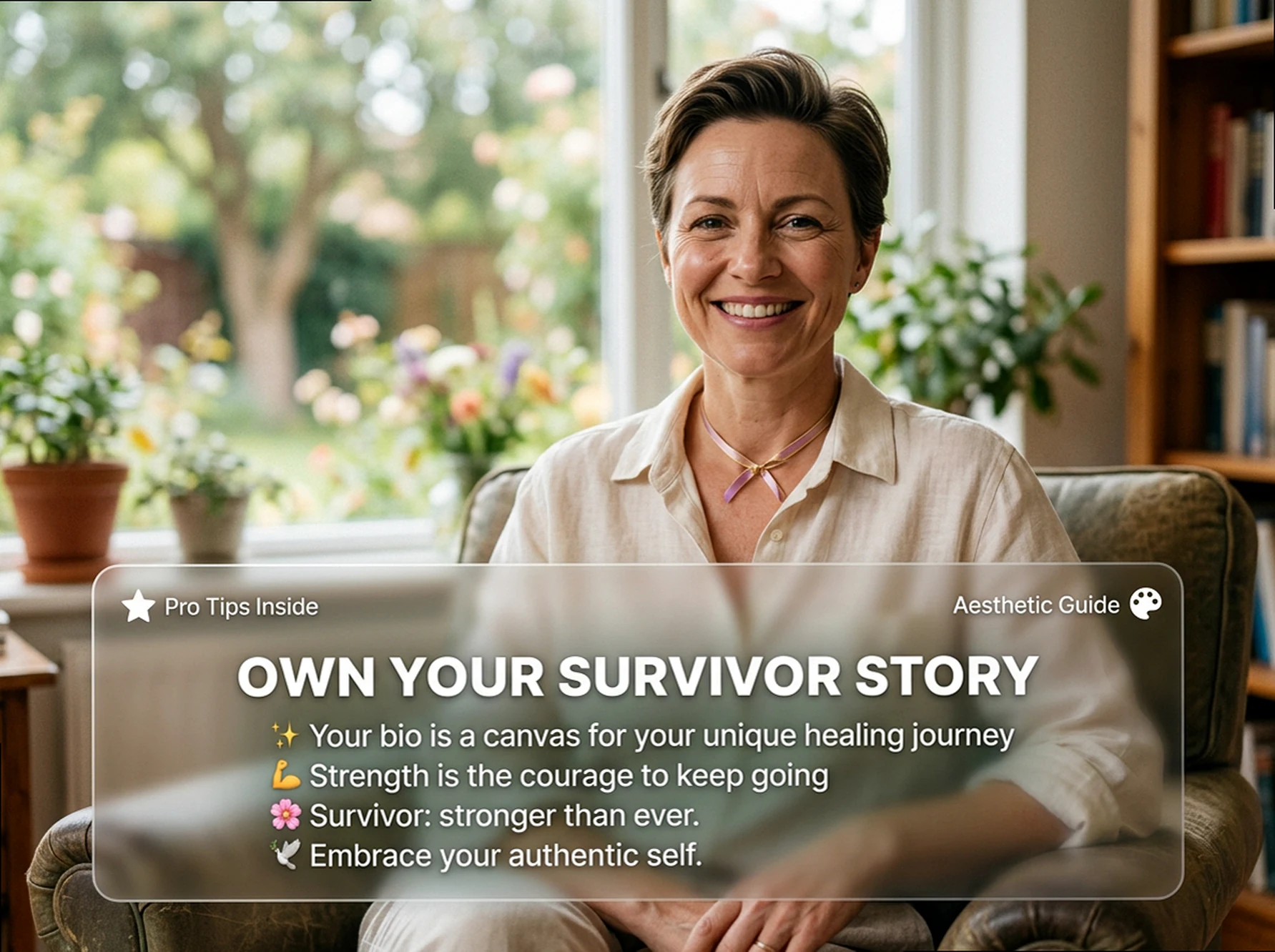 Personalized Cancer Survivor Bios to Define Your Digital Rebirth