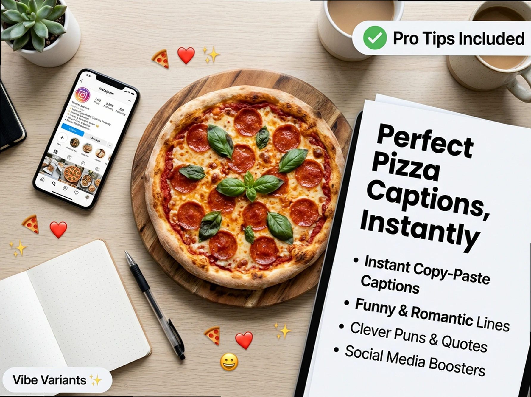 Pizza Captions & Puns: Copy-Paste Vibes for Every Slice