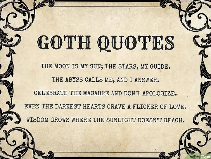 Illustration depicting a figure amidst gothic architecture, contemplating a quote from classic literature.