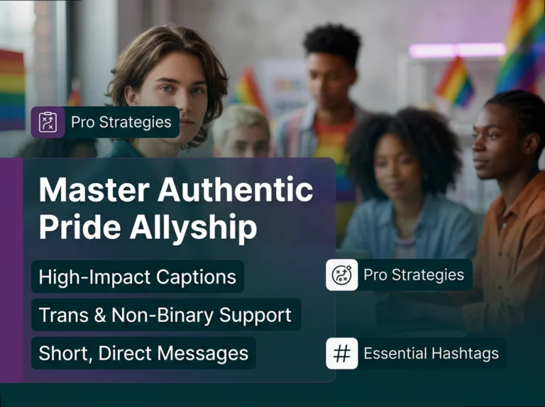 Real Allyship: Pride Captions for Creators Who Actually Care