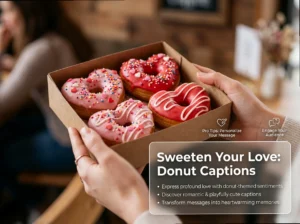 Romantic Donut Captions: Sweeten Your Love with These Puns
