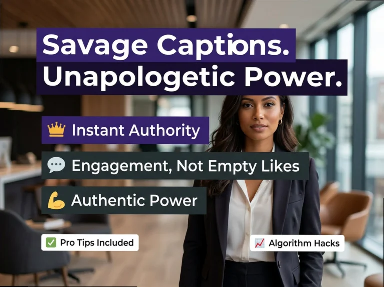 Sassy Boss Babe Captions: Savage Quotes for the Unapologetic